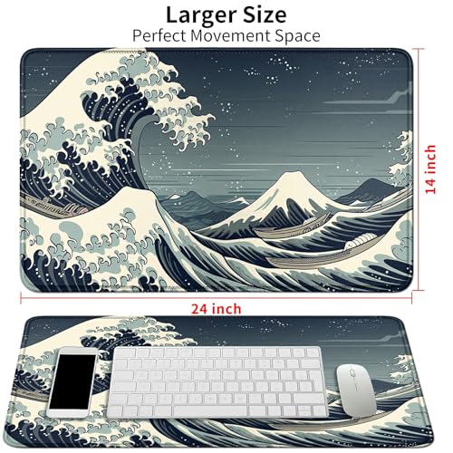 Image of Card Mat for MTG & TCG Playmat,Blue Waves
