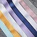 Chenkou Craft Solid Satin Ribbon Ribbons Assorted 40 Yards Craft Bow Party Decoration Packing Ribbons (Mix, 1