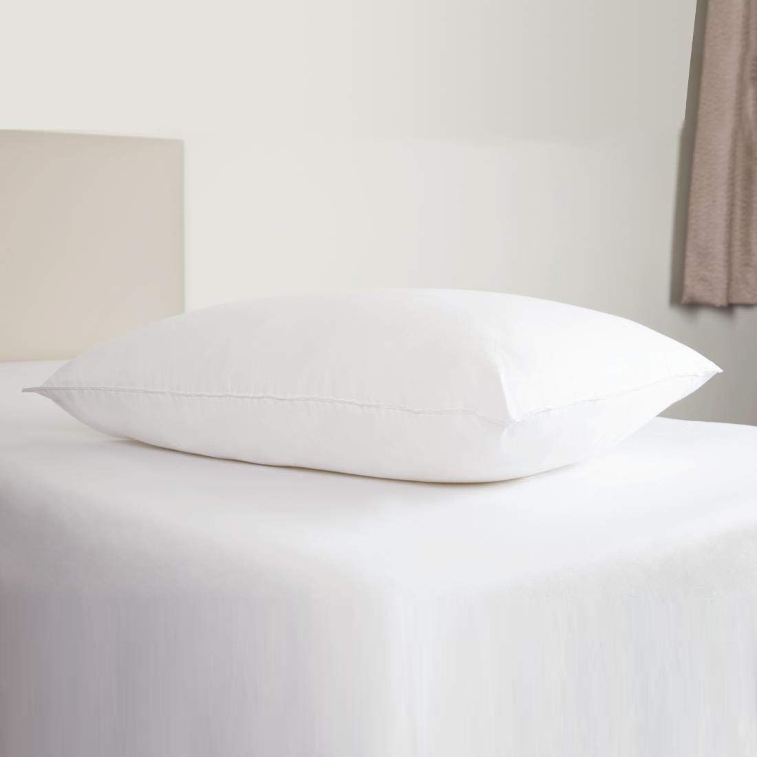 The Cushion Company Microfiber Tcc Soft Sleeping Microfibre Pillow (White, 16 X 24 Inches)