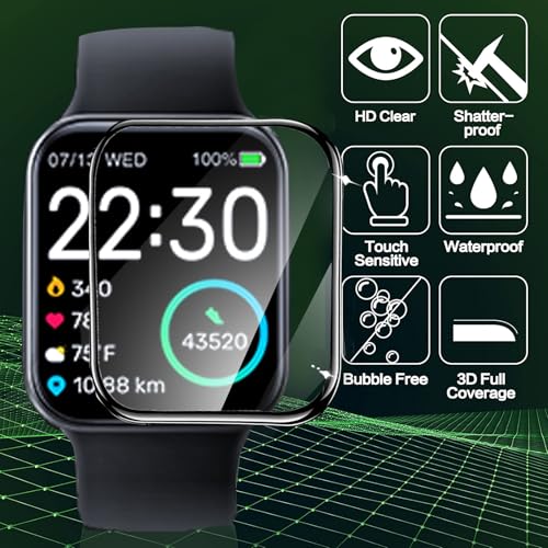 Lamshaw Protector de pantalla para Forerunner 970 SmartWatch-Protectora Película, Película HD Suave TPU láminas Protectora, Anti-Arañazos,Sin Burbujas (TPU-6Piezas, Forerunner 970) - imagen 4