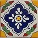2x2 36 pcs Guadalajara Talavera Mexican Tile