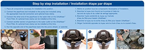 Aquascape 95053 Ultraklean 2000 Gallon Biological Pressure Filter With 14 Watt Uv Clarifier Sterilizer For Pond Water Feature, 2,700 Gph, Black #TOP5