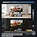 4K Smart Beamer Tageslicht 5G WiFi Bluetooth,1500 ANSI/15000 Lumen Nativ 1080P Ultra HD Outdoor Movie Beamer, Android TV Projektor mit Apps Keystone Zoom für Heimkino Video Spiele,300“ Display