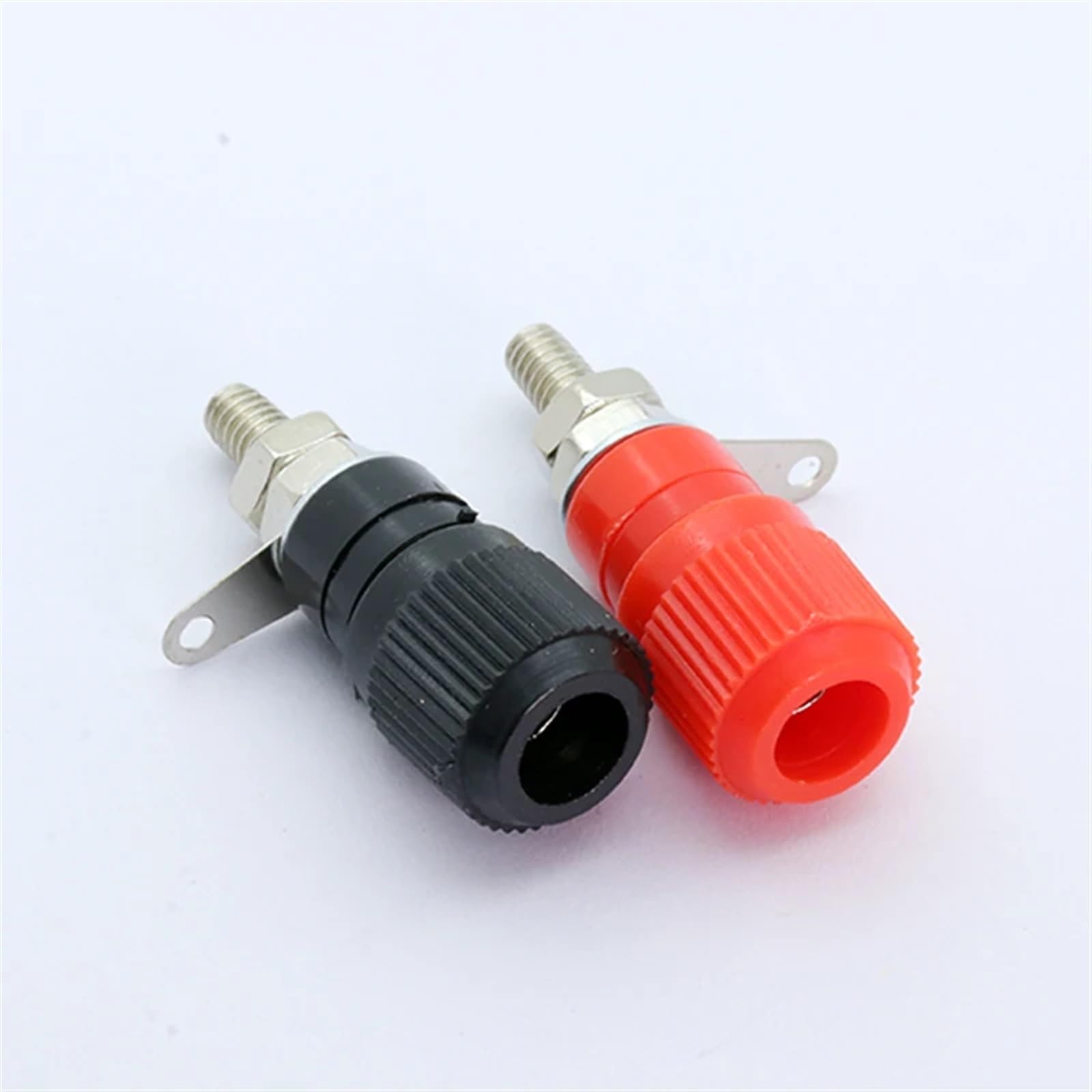 20 szt. 4 mm wtyki bananowe złącze księgowania zaciski łączące do wzmacniacza głośnika złącza zaciskowe jack czarne czerwone