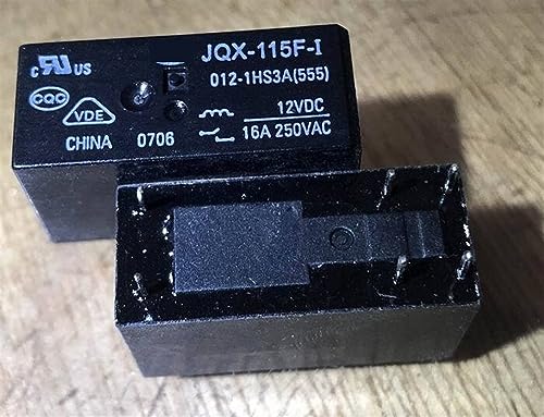 Relé 6 pines JQX-115F-I 012-1HS3A de 12V y 16A para placas electrónicas