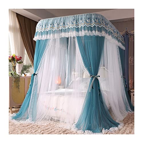 Mosquitera para cama de 1,5m con dosel de malla doble estilo 7 2