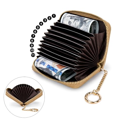 Image of Montana West RFID Blocking Small Credit Card Holder Wallet for Women with Zipper Soft Compact Women's Wallet Gift Idea