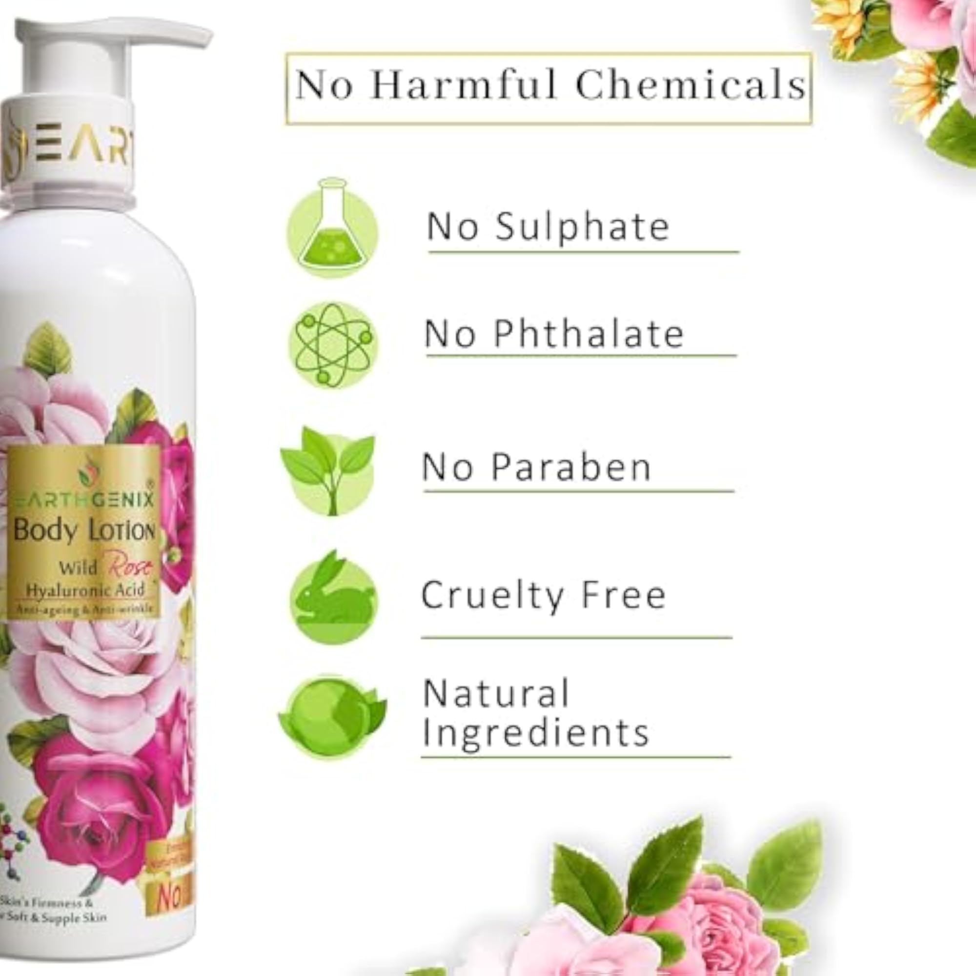 Body Lotion (Wild Rose + Hyaluronic Acid)