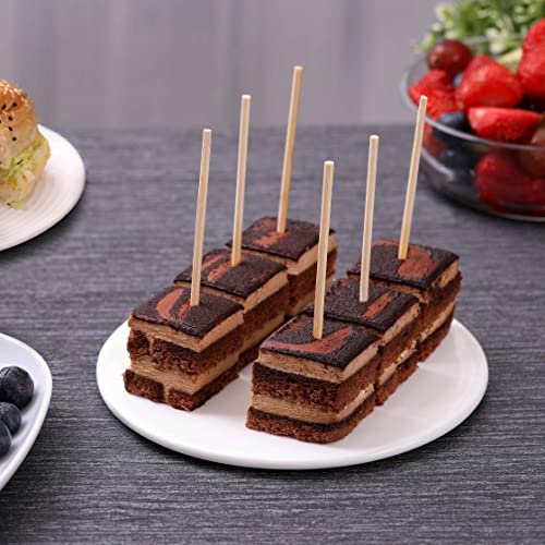 200 PCS Bamboo Skewers, 8 Inch Food Sticks for Appetizers, Fruit, Grilling Kebabs, Cocktail Picks for Drinks, Toothpicks Natural, Kitchen Gadget - Thumbnail 6