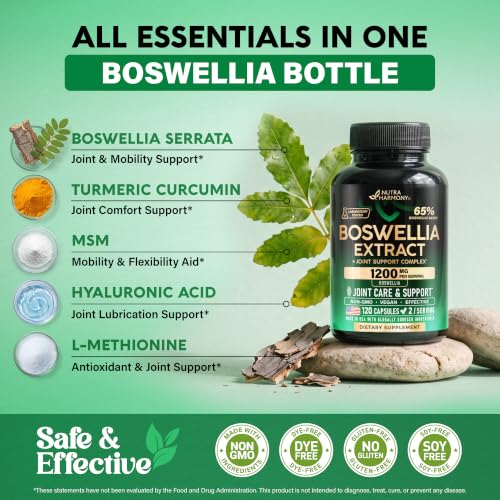 NutraHarmony Boswellia Joint Health Complex