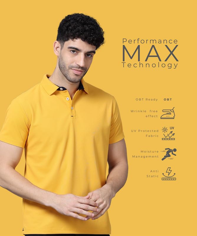 Image of XENOVAURBAN Dry Fit Polo t Shirt for Man | Regular Fit | Quick Dry Mars Fabric Polo T-Shirt with Collar for Men