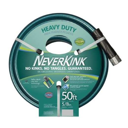 Apex Teknor 100519499 NeverKink 8615-50, Heavy Duty Garden Hose, 5/8-Inch by 50-Feet