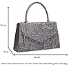 SWANKYSWANS Womens Kendall Lace Smart Elegant Clutch Grey #2