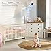 Baby Monitor Mount for HelloBaby HB65/HB40/HB6550/HB66/HB6339/HB6550 Pro, ANMEATE SM935E, 360° Adjustable Baby Camera Wall Mount for Hellobaby Monitor, Two Ways to Install
