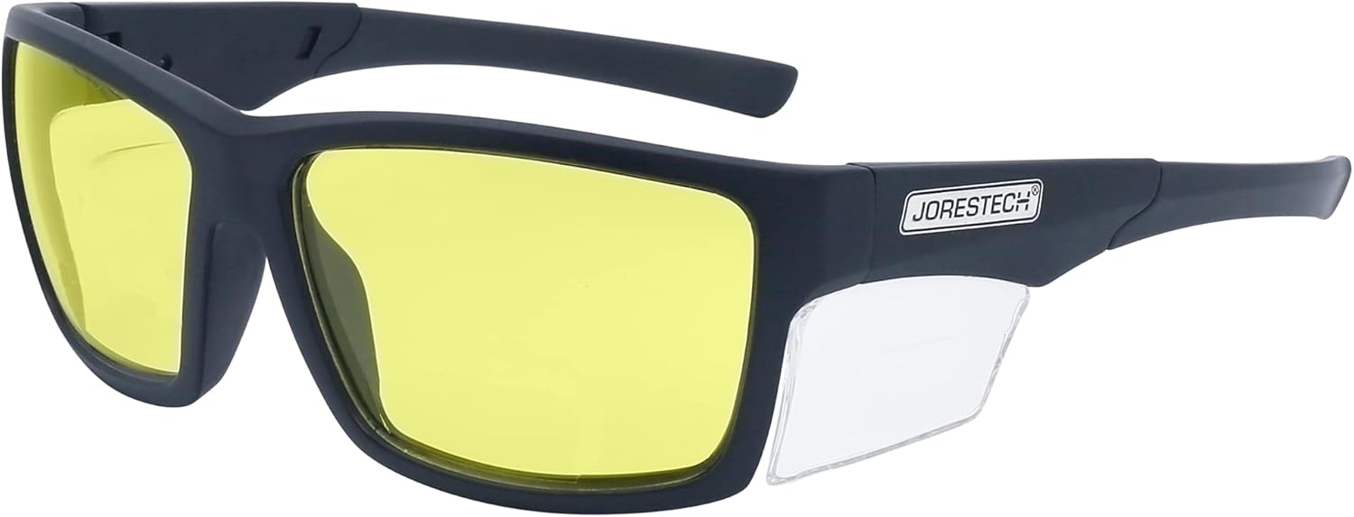 JORESTECH Safety Glasses Classic Design With Side Shields ANSI Z87+ Anti Scratch With UV Protection