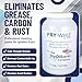 Fry-Whiz 1 Gallon Deep Fryer Cleaner - Commercial Formula for Ovens, Grills & Griddles - No Boil Out Required - Removes Carbon, Grease & Rust - Non-Foaming Food Service Supply