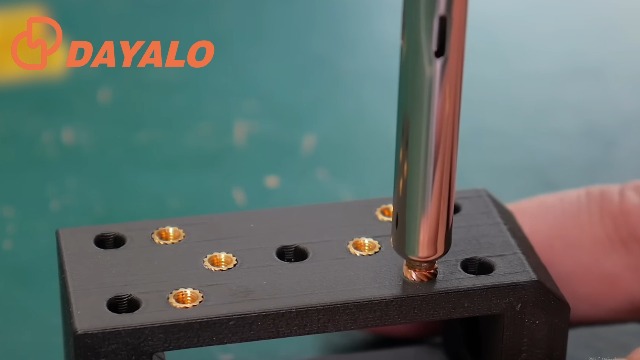 Initeq Gewindeeinsätze Für 3D-Druck – #6-32, 100 Stück (kurz), Aus Messing