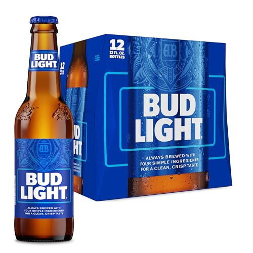 Bud Light Beer, 12 Pack Beer - 12 FL OZ Bottles
