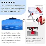 CROWN SHADES 10x10 Pop Up Canopy - Beach Tent with One Push Setup - Easy Outdoor Sun Shade for Events, Parties, Camping - Gazebo with STO-N-Go Cover Bag, Silver Coated Top, White - Image 5