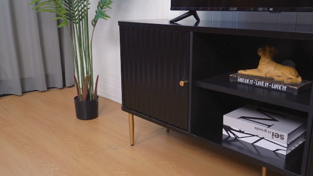 黒い木製テレビ台・テレビボード 楽天市場】TVボード 幅210cm ウォールナット材 黒ガラス 4K