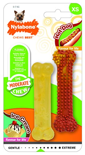 Nylbone JU01802 Moderate XS Twin Pack Hot Dog Vanilla