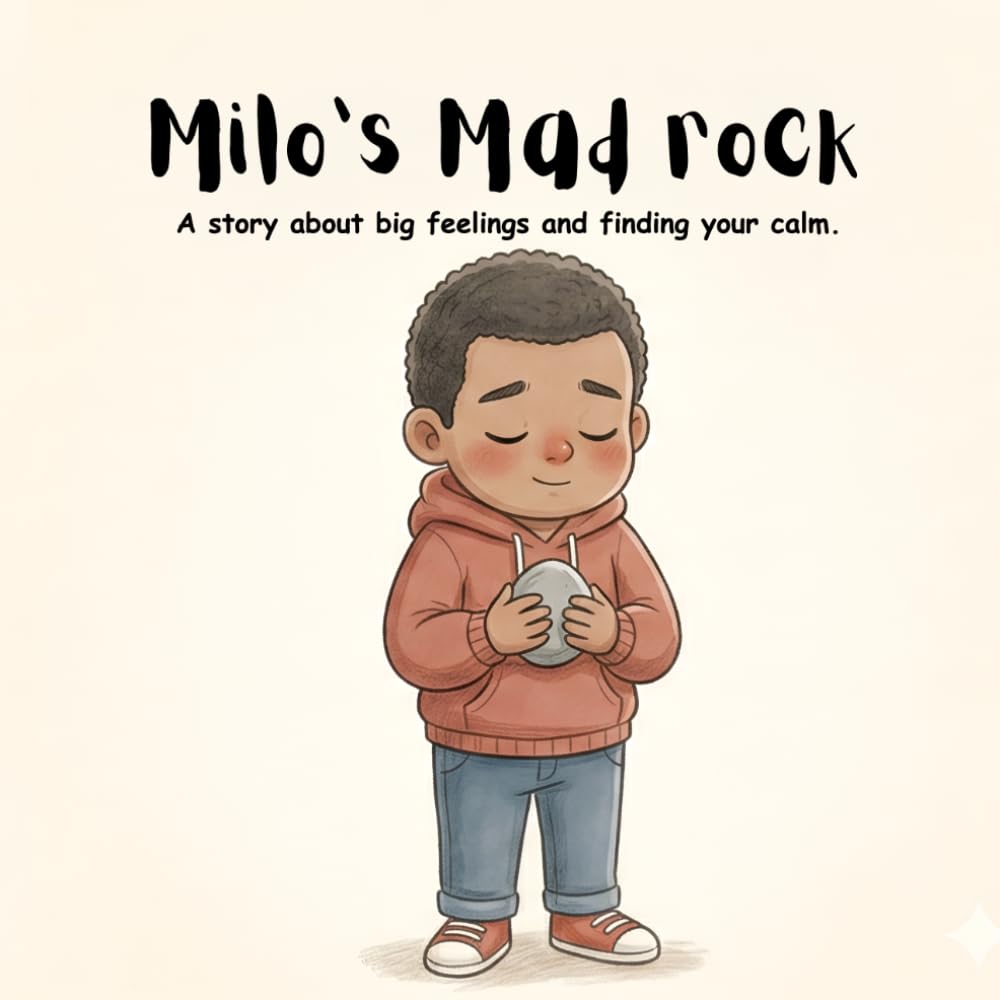 Milo’s Mad rock: A story about big feelings and finding your calm.