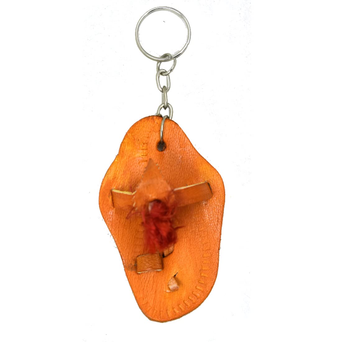 afh Lucky Charm Kolhapuri Chappal Decorative Leather Gifting Key chain-picture-22