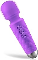 Vista 10 de Masajeador Mini Mejorado - Potente-Silencioso-Portátil - Múltiples velocidades y modos (Blanco)