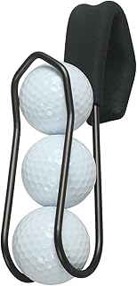 ゴルフボールホルダー - ゴルフボールティーホルダー|クイックドローリリースクラブメタルオーガナイザー|男性用のポータブルクラブオーガナイザーホルダーイージーアクセス女性アクセサリー屋外、保管、スポーツ(黒)