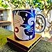 Handmade Cats cuddling in the moonlight. Perfect coffee tea mug for that cat animal lover we all know. Cats relaxing with a space background - Dishwasher Safe - 12 oz