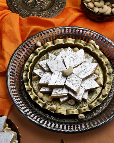 Image of Hyperfoods Diwali Hamper Diwali Gifts For Employees Diwali Gift Items Diwali Gift Hamper Diwali Gift Box Diwali Sweets Gift Box Roasted Cashew Almond With Kaju Katli Diwali DIY Light Lamps