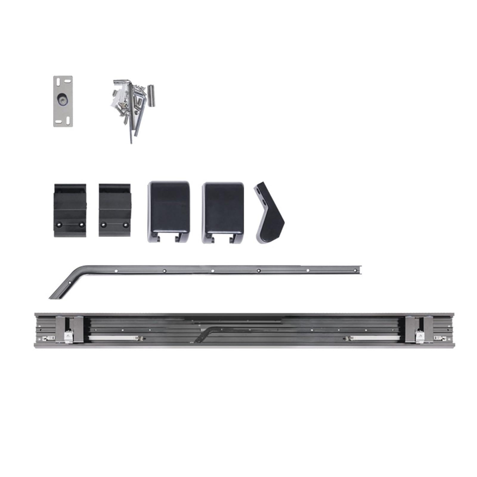 Strafbrg Right Open A Inner Push Hidden Bus Sliding Door Track Plane Invisible Slide Rail Hardware,Smooth Gliding