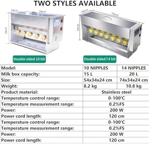 Automatic Piglet Milk Feeder with 10/14 Nipples, Smart Constant Temperature, Sound Function, Ideal for Farms & Ranches, Efficient Piglet Nursing Solution
