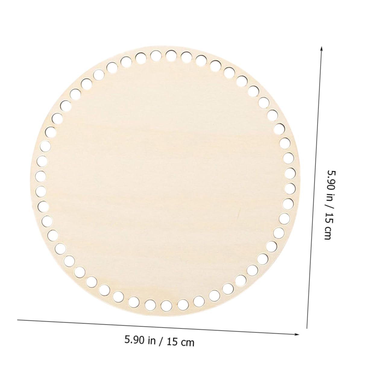 Angoily Crochet Accessory Supplies Round Blank Basket Base for DIY Crochet Bag Bottoms