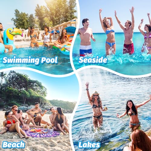 Orifinter XL Luftmatratze Pool, 2 Stück Pool Zubehör Wasserhängematte, 4 IN 1 Luftmatratze Wasser Pool Spielzeug, Luftmatratze Pool Erwachsene, Wasserspielzeug für Sessel Hängematte Matratzen Sitz