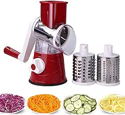 Cortador De Legumes Multifuncional, Fatiador De Legumes, 3 Laminas, Ralador Manual, Verduras, Queijo, Alimentos Cozinha