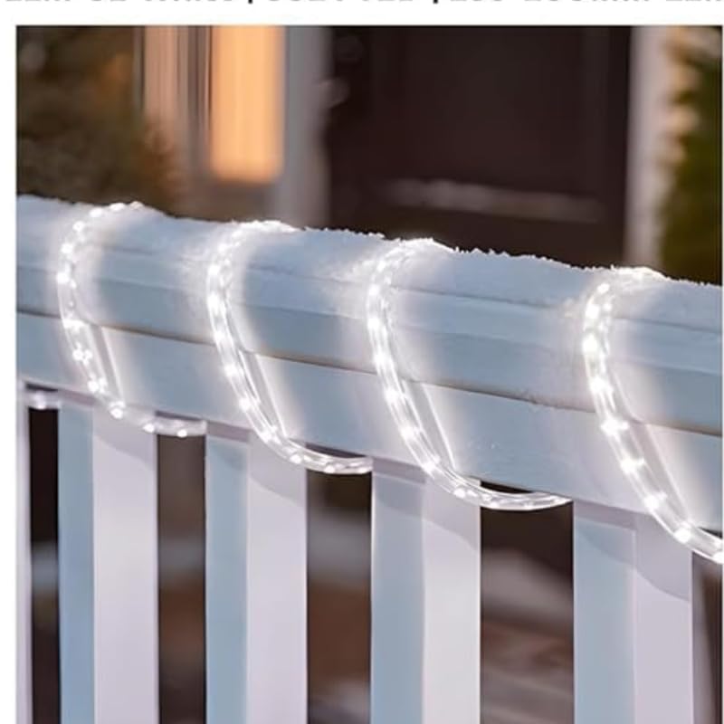 Image of Vespa 5 Meter Waterproof LED Strip Light White - Energy Saving Rope Light for False Ceiling, Room Decor, Diwali, Christmas & Home Decoration