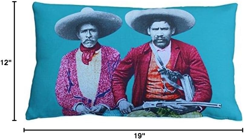 PILLOW DÉCOR Dos Bandidos Throw Pillow 12x19