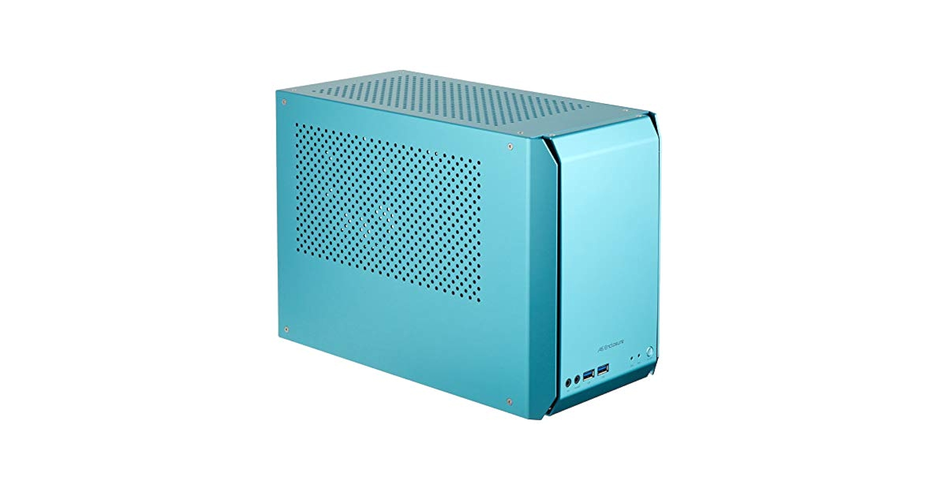 Amazon | AS Enclosure RS01 PCケース アクアブルーアルマイト