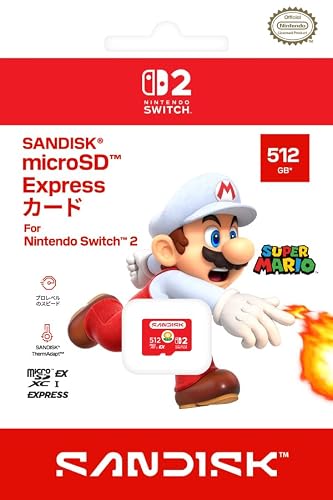Switch 2 SanDisk microSD Express Card 512GB 買取価格比較