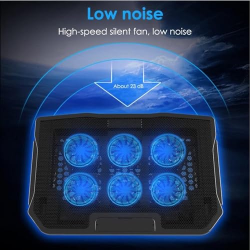 Soporte de refrigeración ligero para laptop y portátiles con base ventilada silenciosa 3