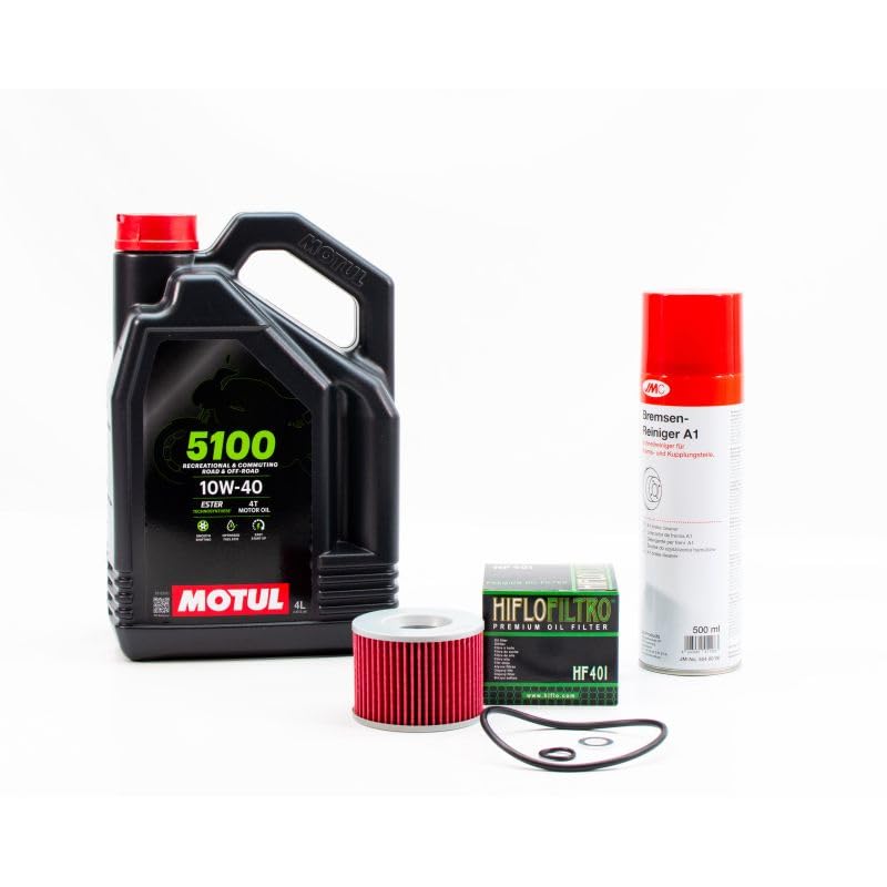 Kit di manutenzione cambio olio standard per HONDA CB 750 K Four dal 1969 al 1978 - MTL 5100 10W40 4L