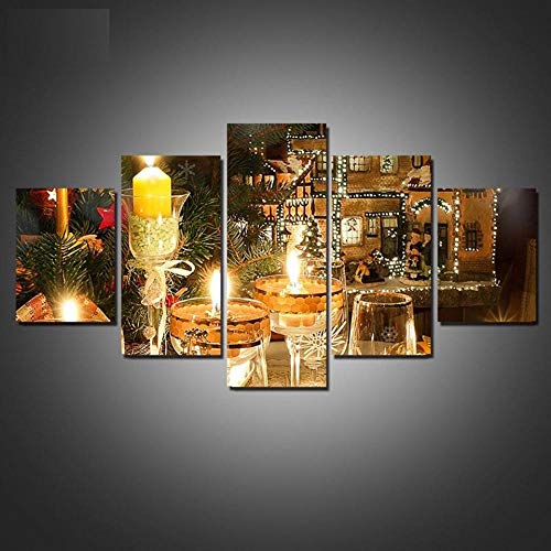 Tableau moderne réveillon de Noël décoration murale HD