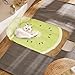 Cat Cooling Mat for Summer Non Slip Breathable Anti Scratch Kitten Cooling Pad Soft Gel Filling for Kennel Floor Crates Puppy, Kiwi Fruit