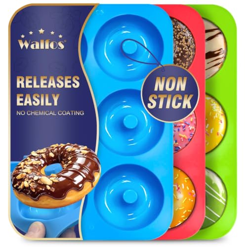 Walfos BPA-Free Donut Molds, Set of 3