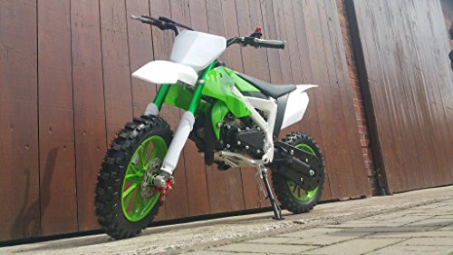 Pocketbike Crossbike Dirtbike 49cc 2 Takt RV-Racing Kinder Motorrad Grün
