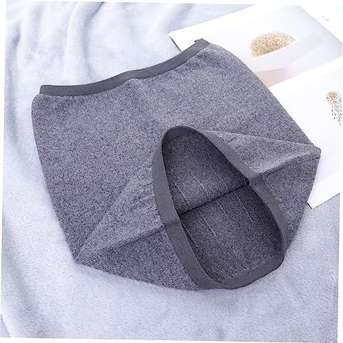 Faja lumbar y abdominal ajustable de lana color gris miniatura 3