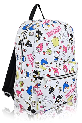 Image of Fast Forward Sanrio Hello Kitty Backpack for Women, Men, Unisex | Cute PU Leather Large Backpack Purse Shoulder Purse | Hello Kitty Bag and Accessories, C6PF12ZA