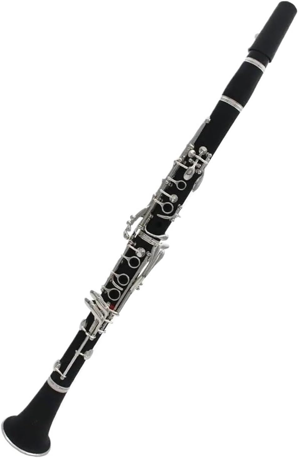 17 Key Hard Rubber Body Clarinet Bb Silver Plated Keys Clarinet