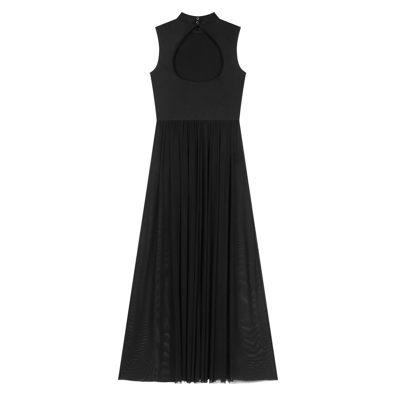 Vestido superpuesto de diamantes de imitación brillantes para mujer, para patinaje artístico, malla transparente trenzada, vestido de ballet lírico, disfraz de actuación escénica